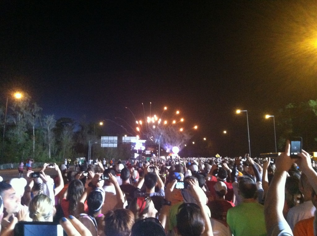 Disney Marathon start Disney Marathon start