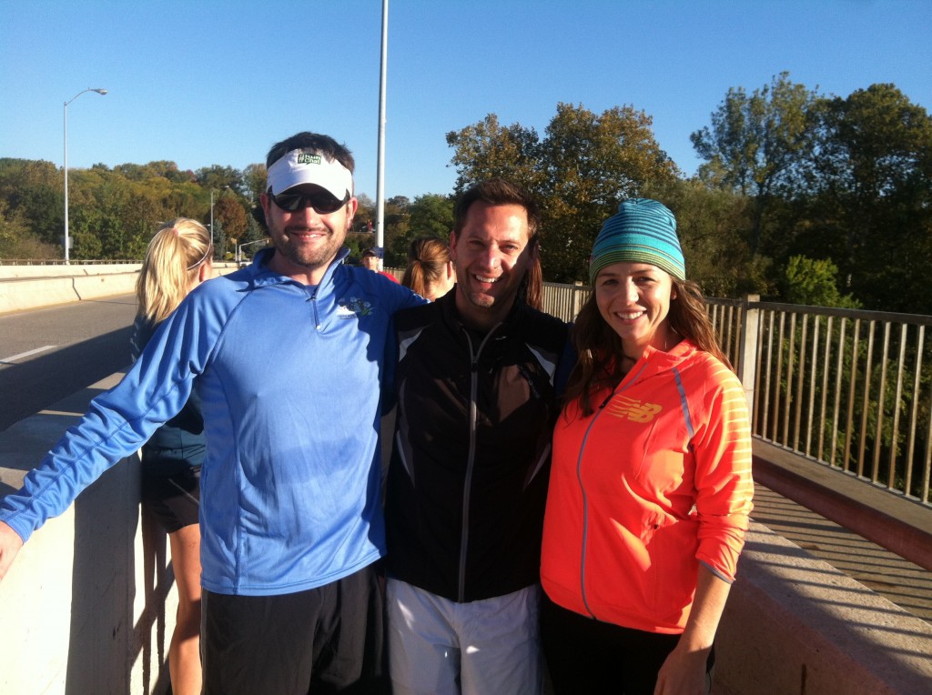 Scott and I with #fitblog founder Katy, our inspiration for #RunChat