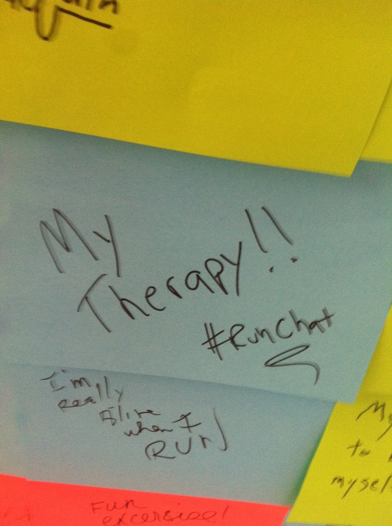 The Running is ... board from Altra.